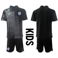 Fotballdrakt Barn England Keeper Hjemmedraktsett VM 2022 Kortermet (+ Korte bukser)